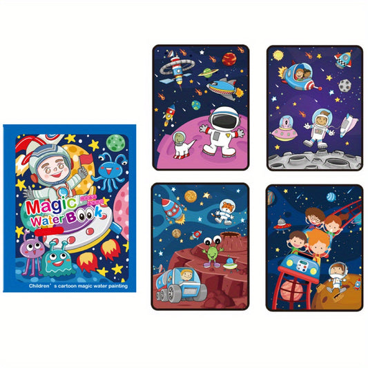 Magic Water Drawing Book Toy Reusable Water Drawing Book Magic Book