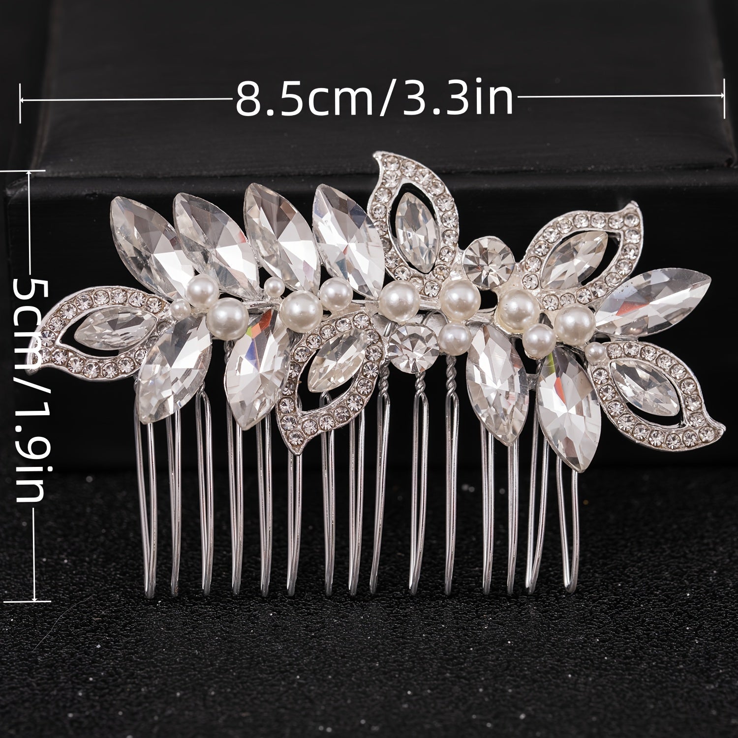 Bridal Wedding Hair Comb Rhinestone Crystal