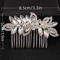 Bridal Wedding Hair Comb Rhinestone Crystal