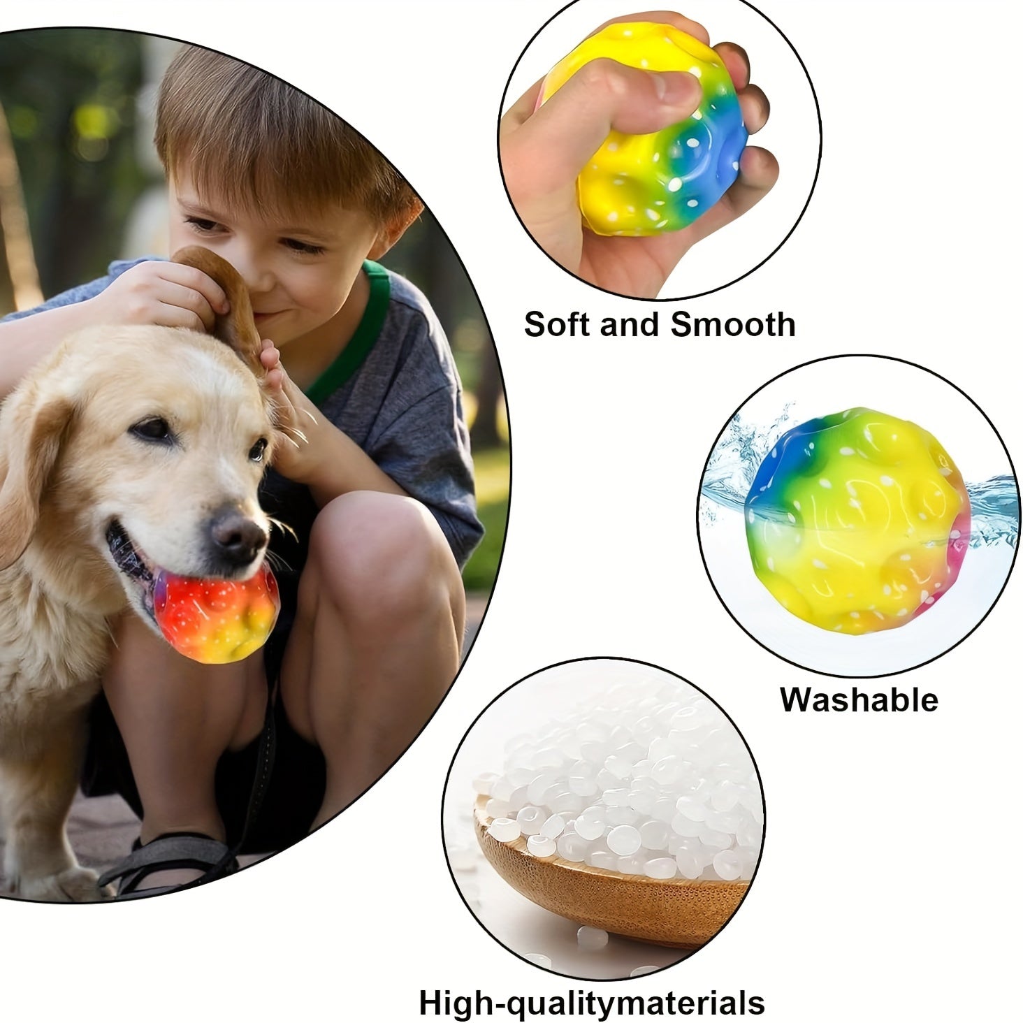 High Bounce Space Ball Hand eye Coordination Training