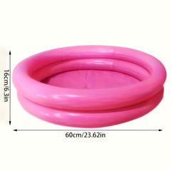 Compact Inflatable Swimming Pool Durable PVC Double Layer Round