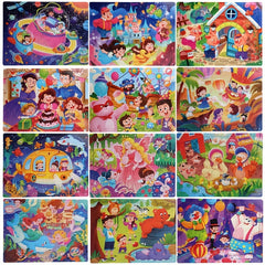 Wooden Jigsaw Puzzle Set for Kids - Cartoon & Animal Themed Toy