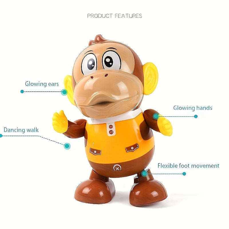 Interactive Dancing Monkey Toy with Music & Lights Swing Walk Nod