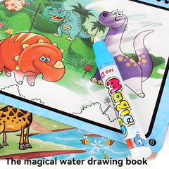 Magic Water Painting Book for Kids - Reusable Graffiti Coloring Book