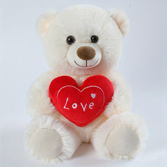 Soft Love Heart Bear & Dog Plush Toy - Perfect Christmas Gift for Anyone