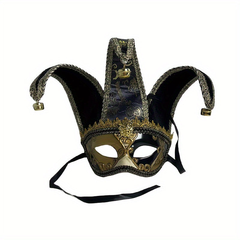 Venetian Style Halloween Mask - Durable Plastic