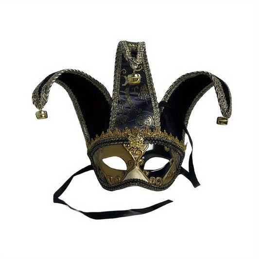 Venetian Style Halloween Mask - Durable Plastic