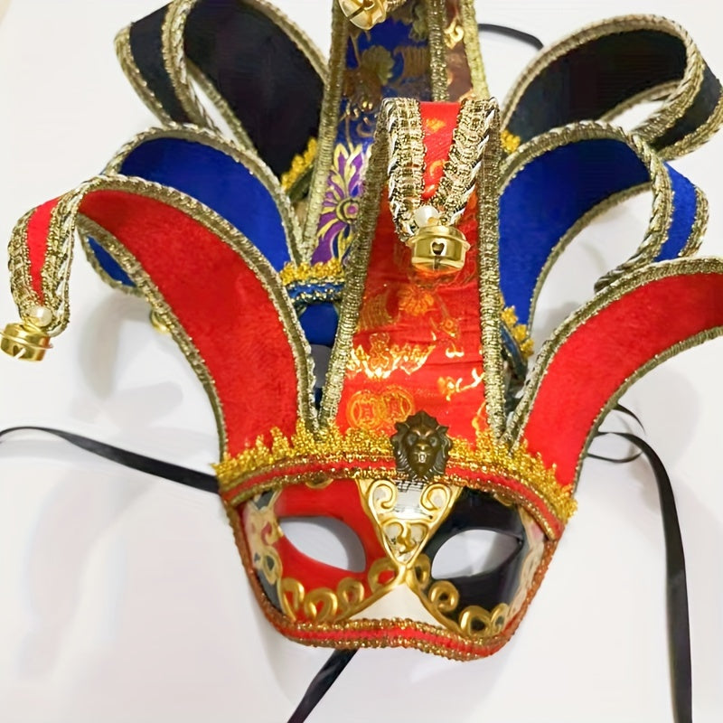Venetian Style Halloween Mask - Durable Plastic