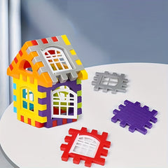 100Pcs House Assembly Building Blocks Large Size