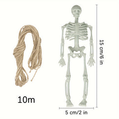 12 Pack Mini Skeleton Figurines for Halloween Party Favors