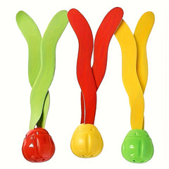 3 Pack Diving Swimming Toys Set Underwater Water Grass Toys