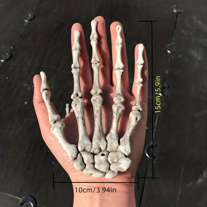 2pcs Halloween Skull Hand Claw Ornament