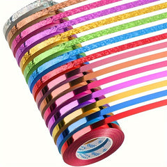 10pcs Metallic Curling Ribbon 1.5 Wide Assorted Colors for Christmas Gift Wrappi