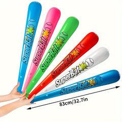 6pcs PVC Inflatable Baseball Sticks for Indoor and Outdoor Sports