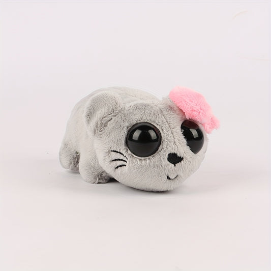 Grey Hamster Plush Toy Mini Mouse Stuffed Animal Gift & Decor