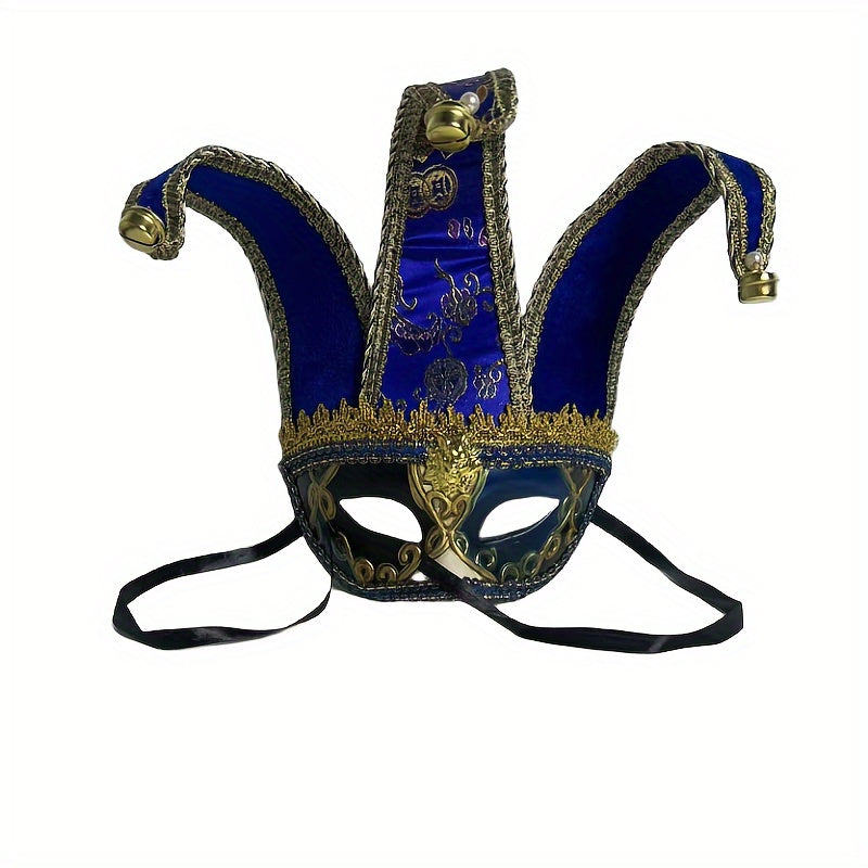 Venetian Style Halloween Mask - Durable Plastic