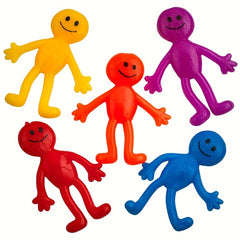 10pcs TPR Soft Rubber Stretchy Bendable Man Prize Box Toys