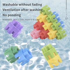 100pcs Hexagonal Building Blocks DIY Bricks Toy Educational Toys