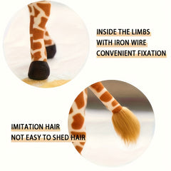 Tall Giraffe Stuffed Animal Plush Toy Soft Squeezable Lifelike Gift