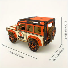 Wooden 3D Puzzle Cottages All Terrain Vehicle Models Kit