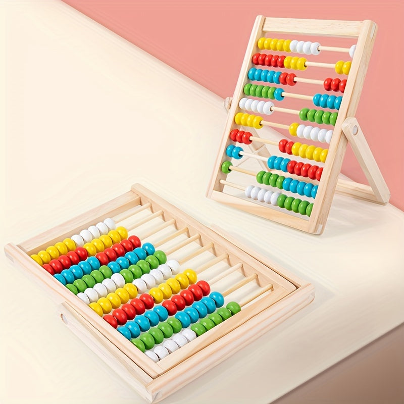 Colorful Bead Arithmetic Abacus for Math Learning