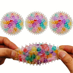 Colorful Water Bead Squeeze Ball Fidget Toy for Focus Enhancement