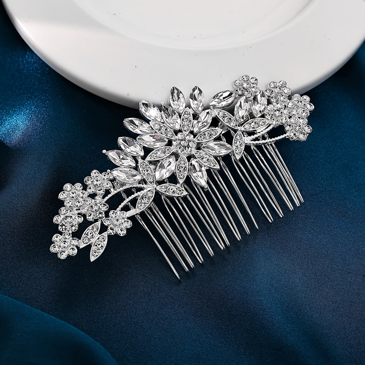 Romantic Flower Hair Comb Girls Party Wedding Supplies