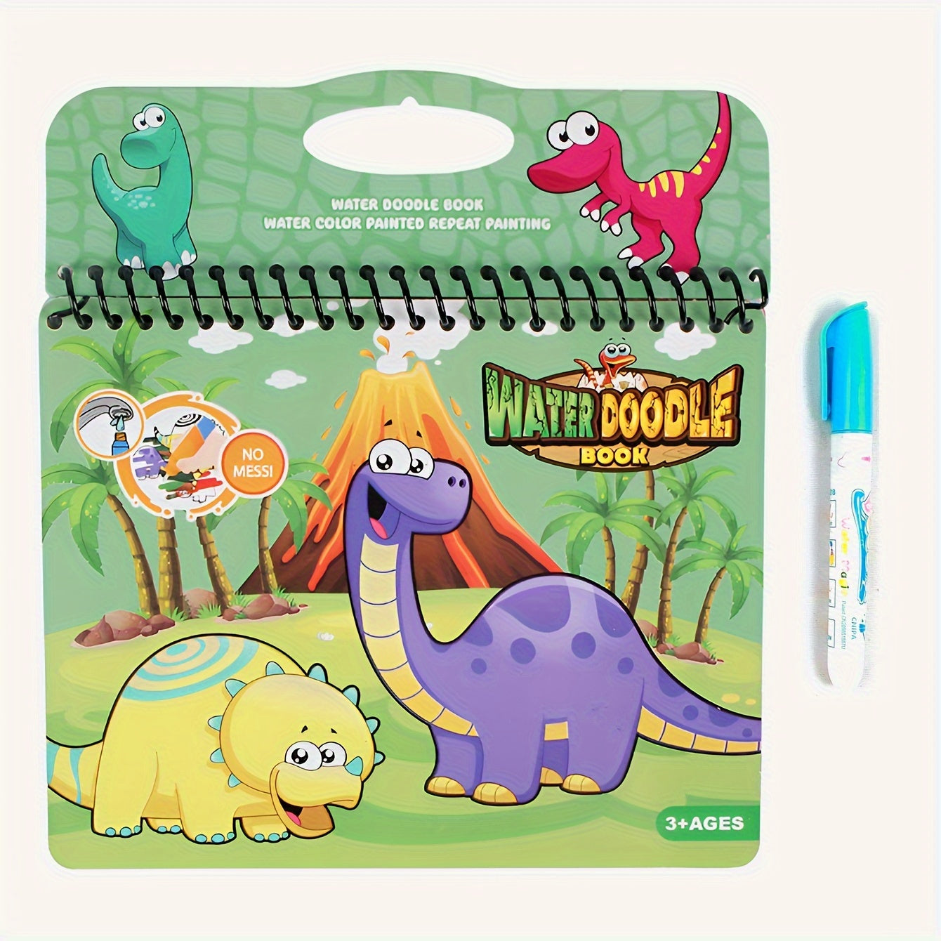 Magic Water Painting Book for Kids - Reusable Graffiti Coloring Book