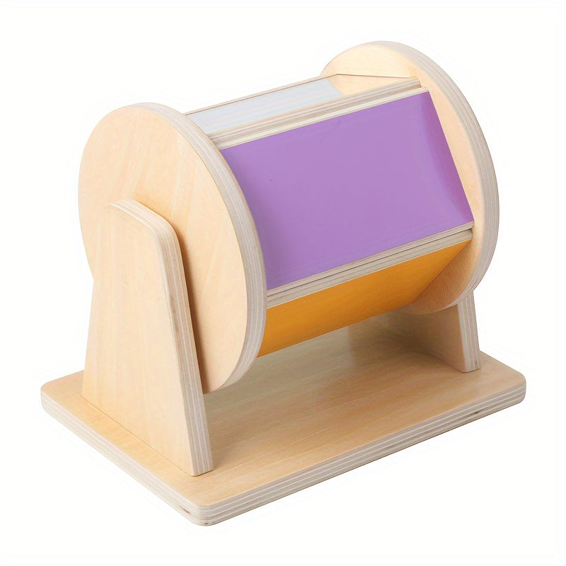 Educational Toy Set with Drum Rainbow Cloth Balls & Wooden Puzzle