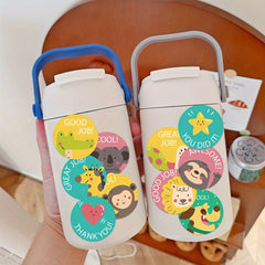 500pcs Teacher Reward Roll Stickers for Notebooks & Laptops