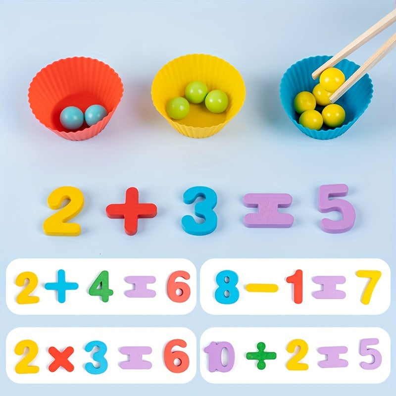 Mathematical Bead Pairing Game Educational Toy Gift
