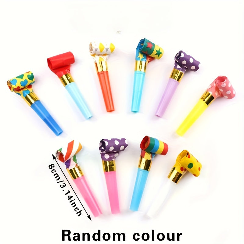 50pcs Colorful Noise Makers for Birthdays