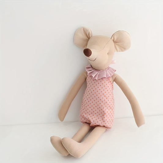 Baby Mouse Plush Toy Stuffed Animal Rat w/ Clothes Halloween Christmas