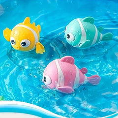 3 Packs Clown Fish Bathtub Toys for Kids Pool Christmas Random