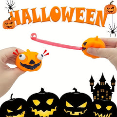 4Pcs Halloween Pumpkin Playthings - Fun Party Accessories for Kids