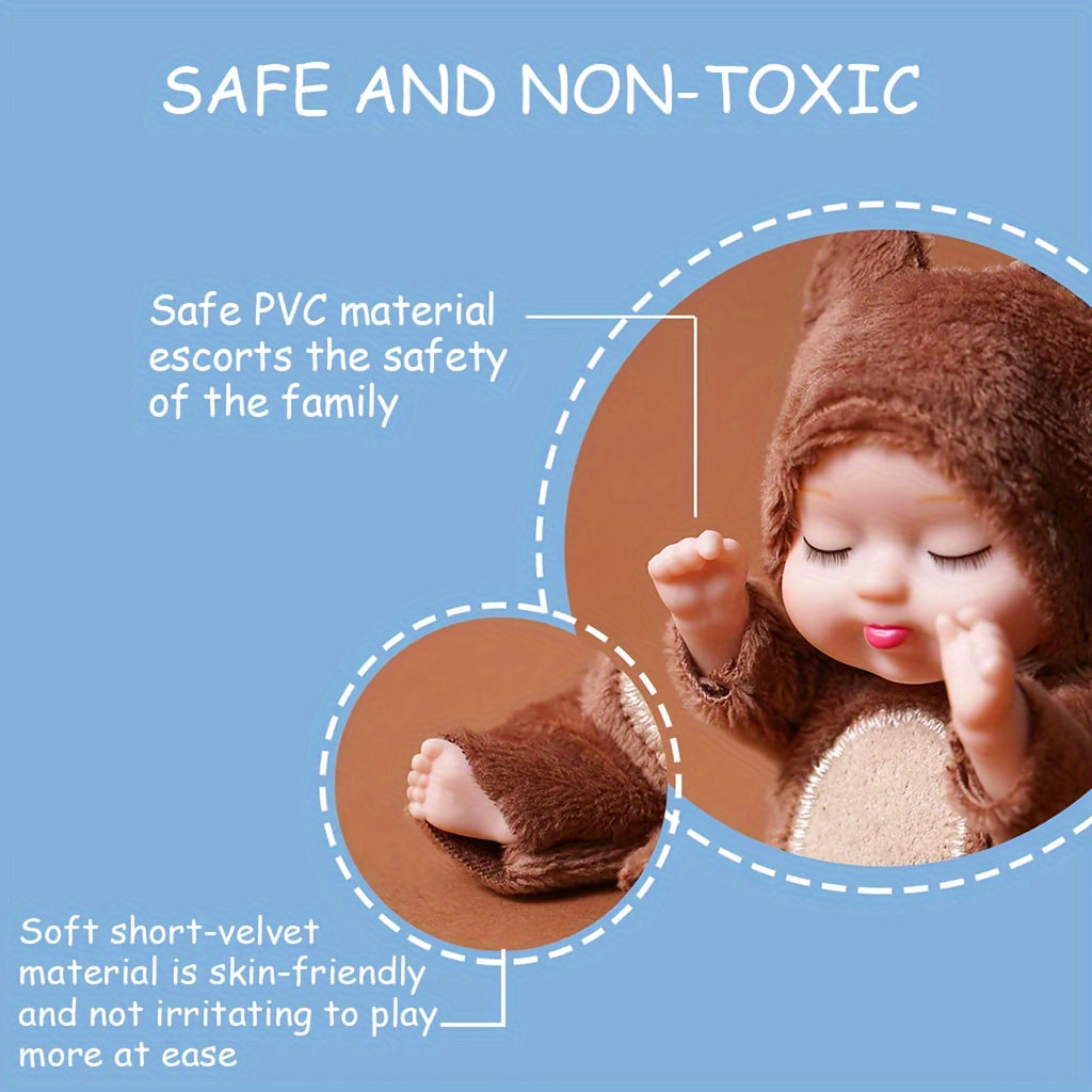 6pcs Baby Dolls Pajama Fairy Toy 10 Animal Princess Doll Gift