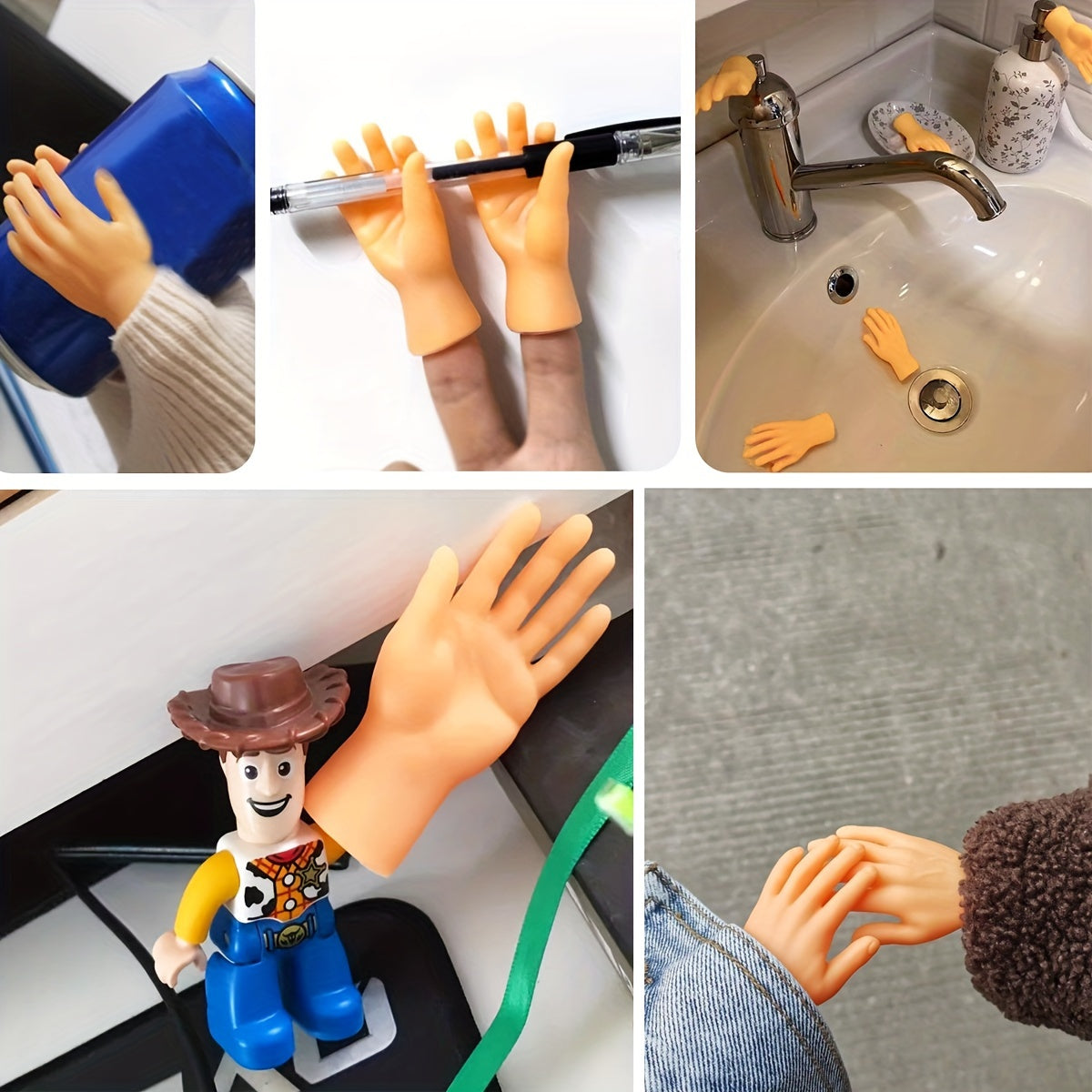 30pcs Realistic Finger Puppets for Performance, Prank, Party Favor