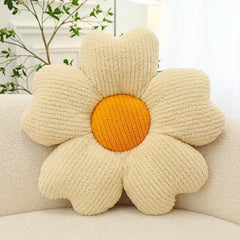 Plush Flower Pillow for Kids Bedroom Decor and Window Seating