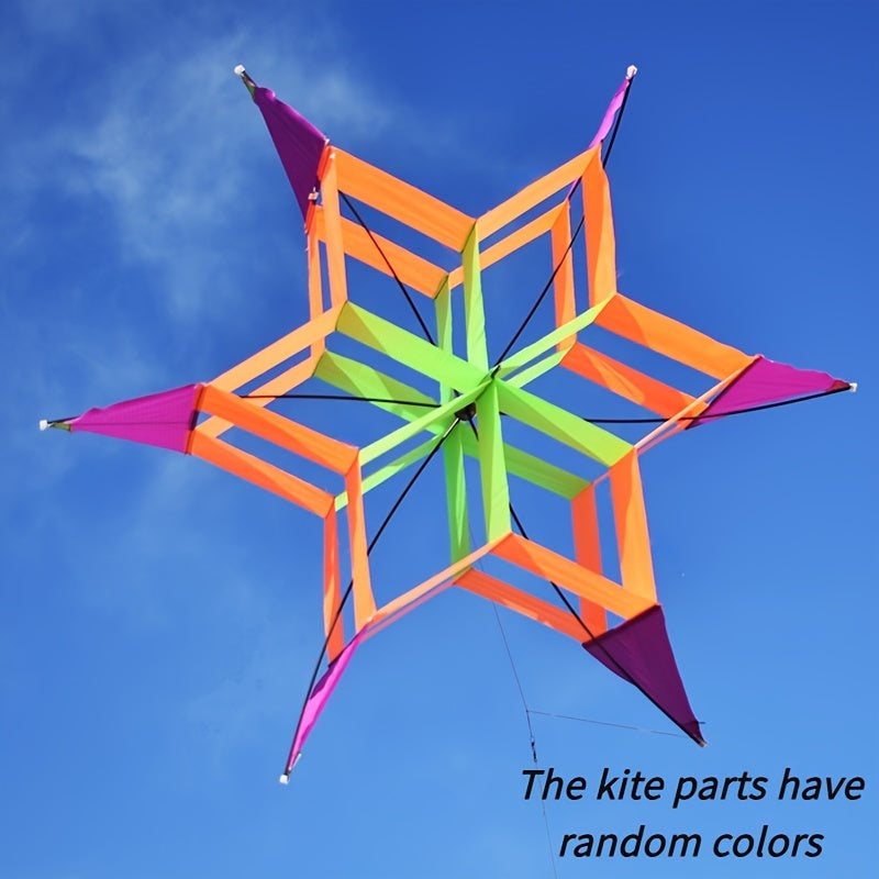 3D Lotus Kite Colorful Easy Fly for Beach & Park Fun