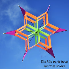 3D Lotus Kite Colorful Easy Fly for Beach & Park Fun