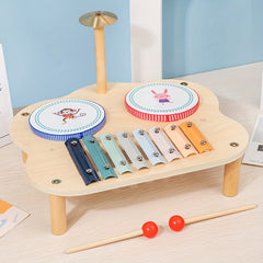 Kids' Drum Set with Xylophone and Cymbal