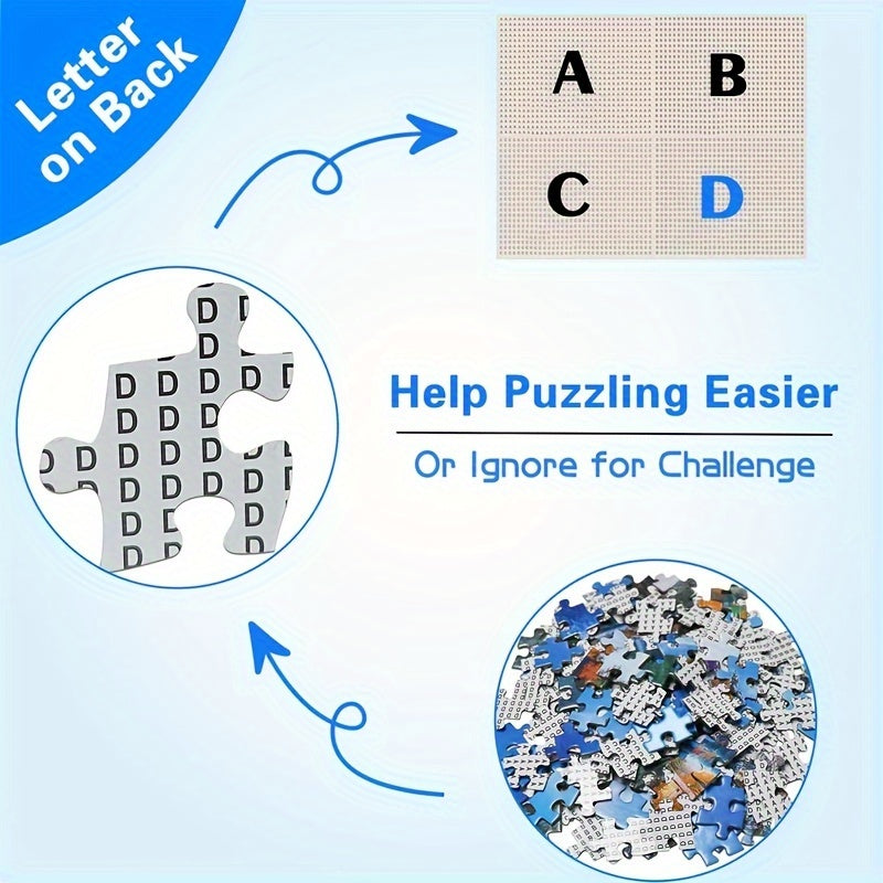 1000pcs Giant Jigsaw Puzzle for Adults Telescope Inspired Closure Challenging