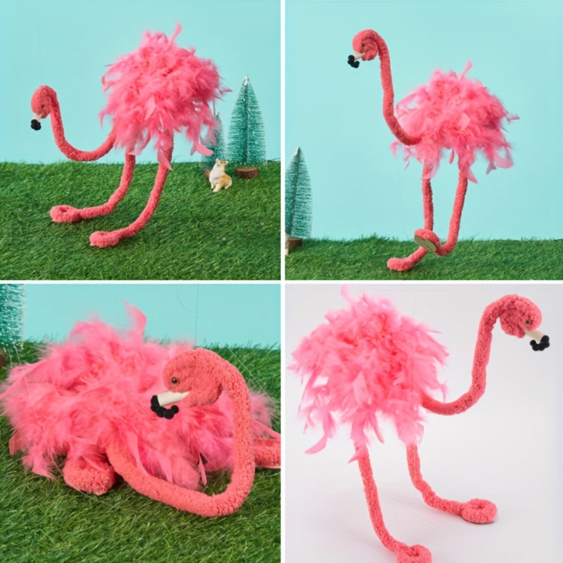 Fast Arrival Flamingo Pull String Doll Creative & Funny Craft Toy