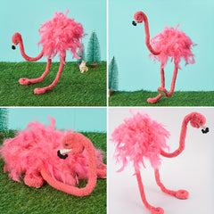 Fast Arrival Flamingo Pull String Doll Creative & Funny Craft Toy