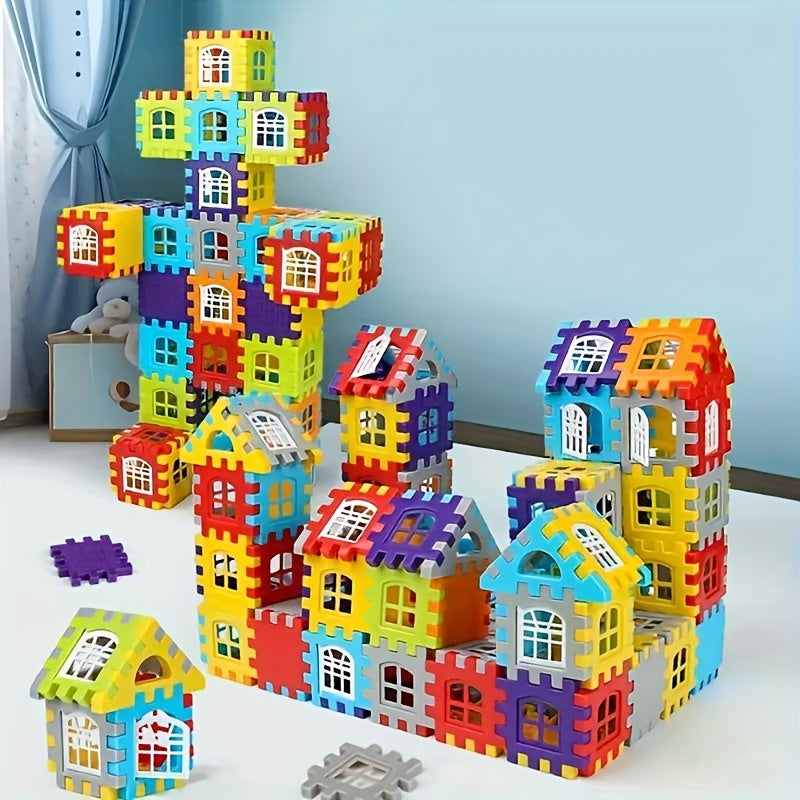100 Pieces DIY Block Set Square Building Blocks Educational Toy