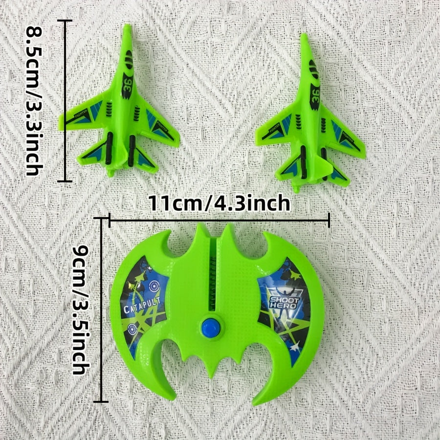 Catapult Toy Launcher with 2 Planes for Outdoor Sports