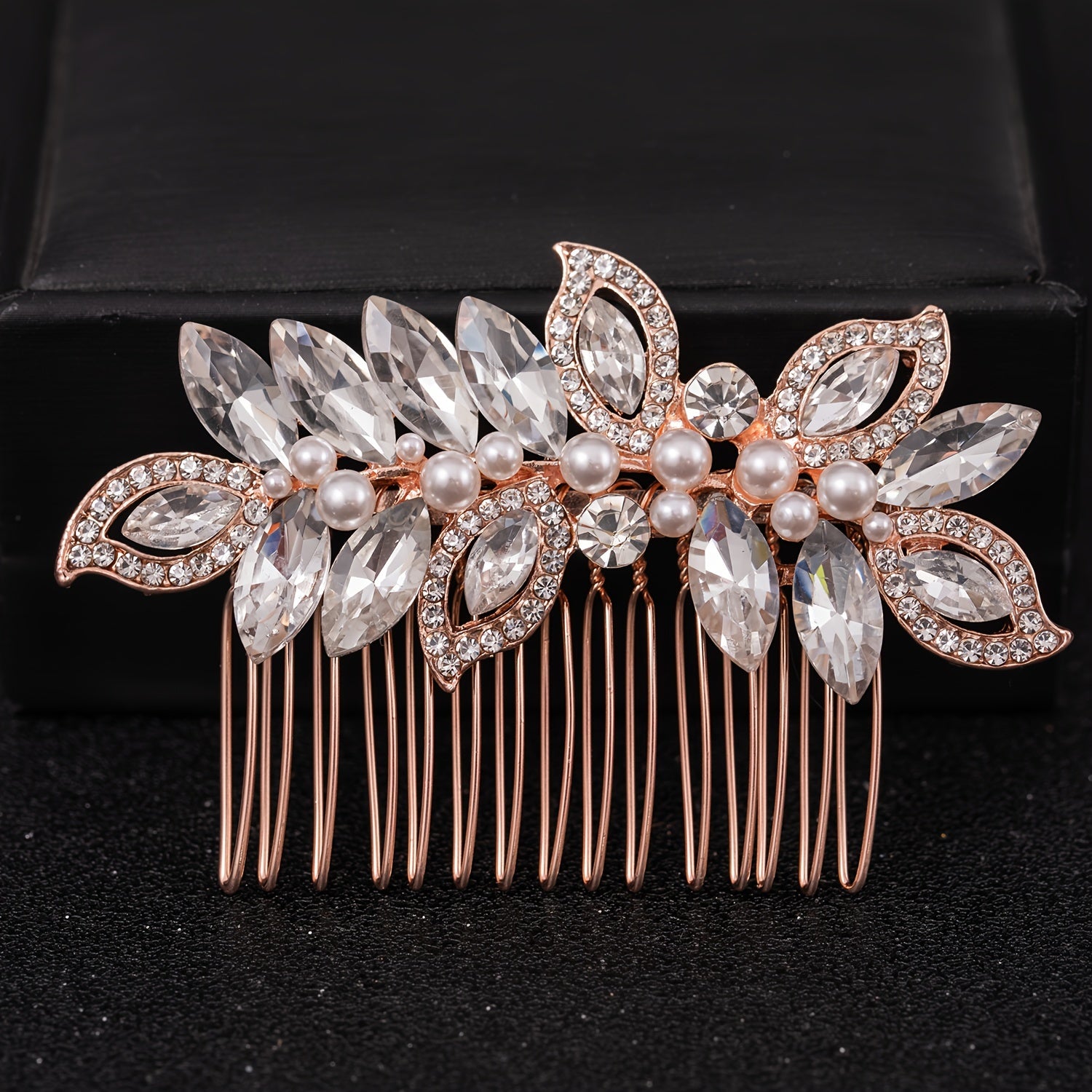 Bridal Wedding Hair Comb Rhinestone Crystal