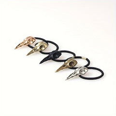 Halloween Punk Style Crow Skull Hair Ties