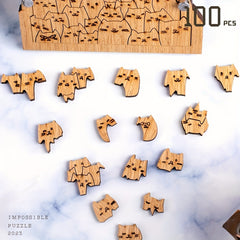100 Cats Solve Ultra Difficult Puzzle Christmas Gift