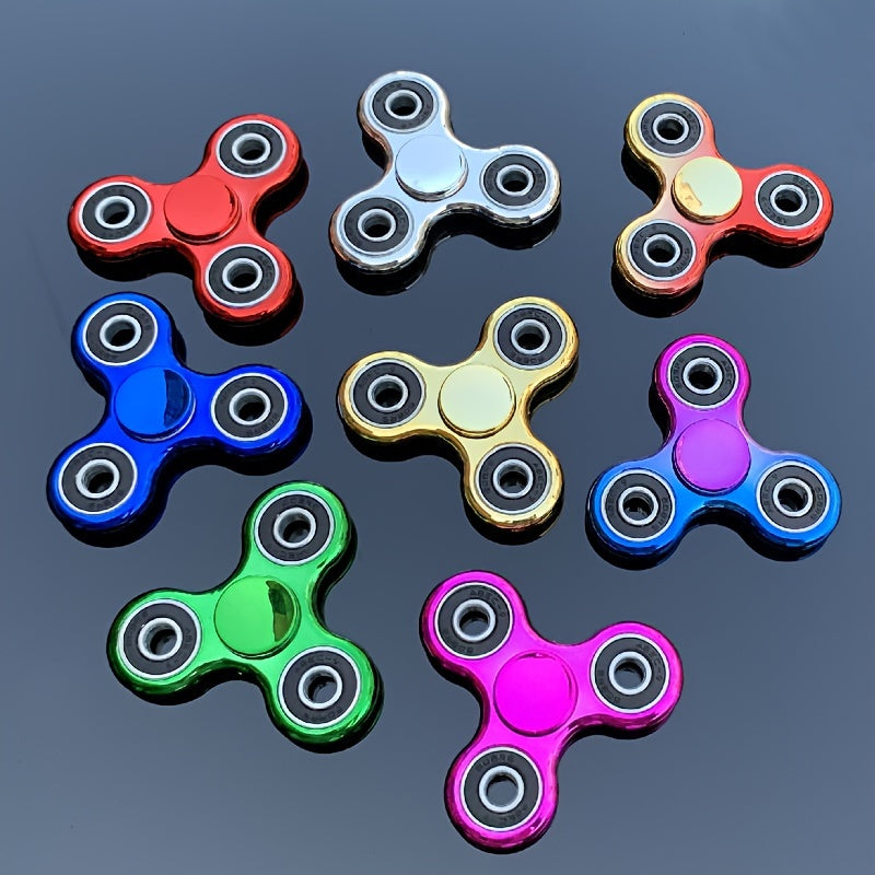 Colorful Fingertip Gyroscope Hand Spinner Decompression Toy